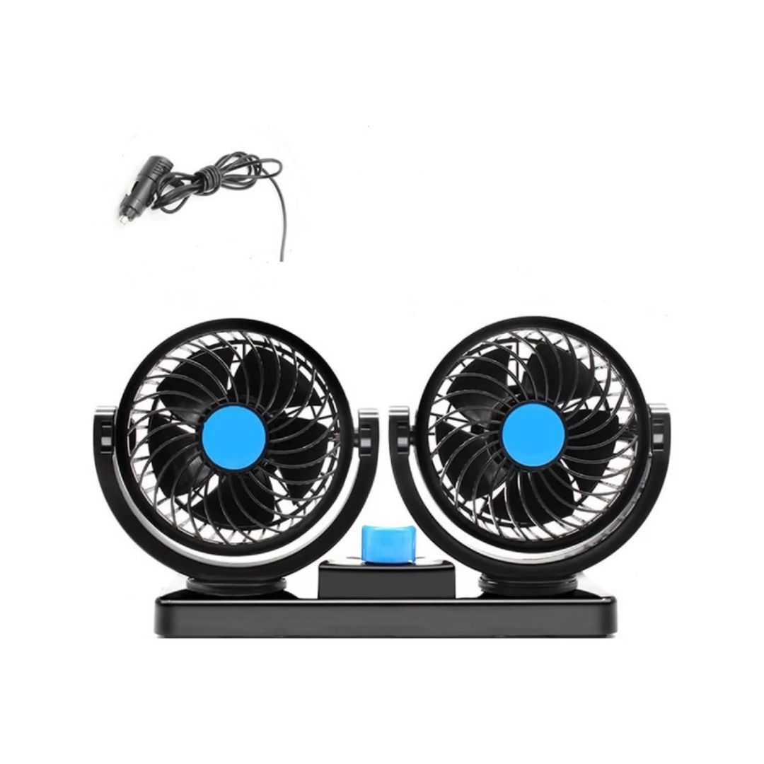 Ventilador Doble Para Coche Carro